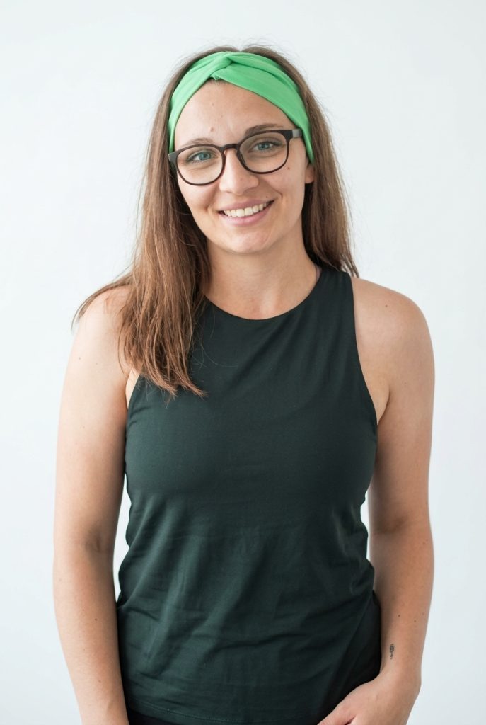 Bavlněná čelenka - MÁTOVÁ – foto 4