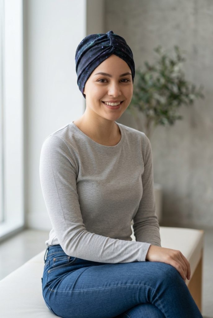 Bavlněný turban-style - GALAXIE – foto 3