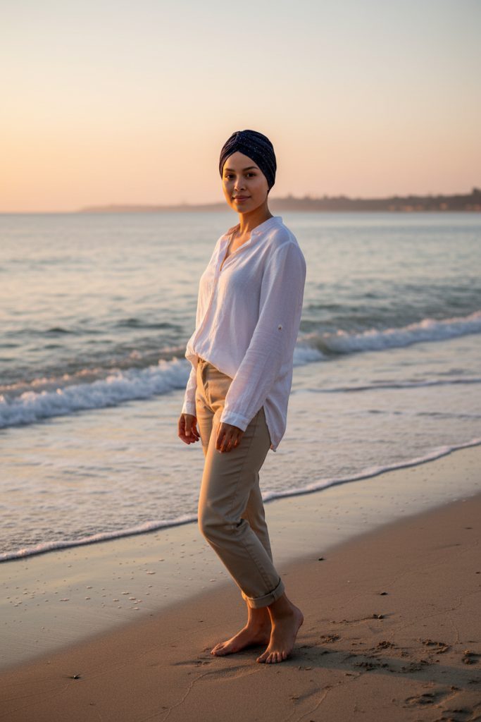 Bavlněný turban-style - GALAXIE – foto 4