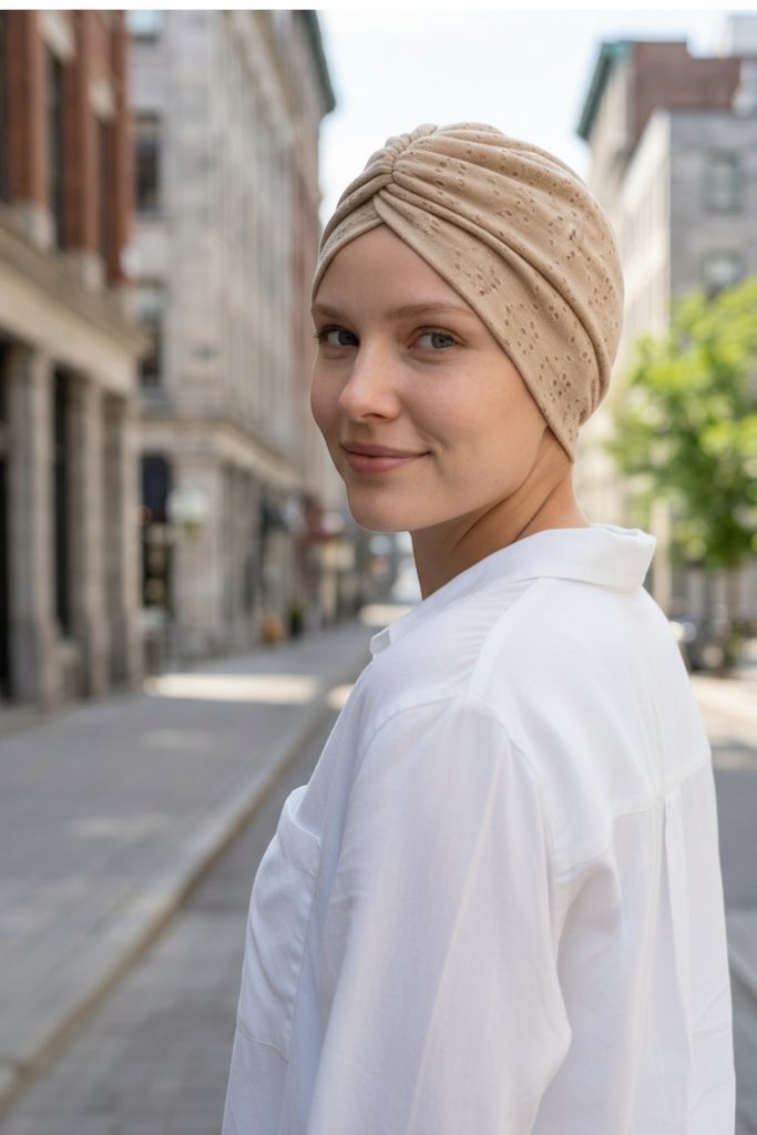 Turban-style madeira - OŘÍŠEK – foto 3
