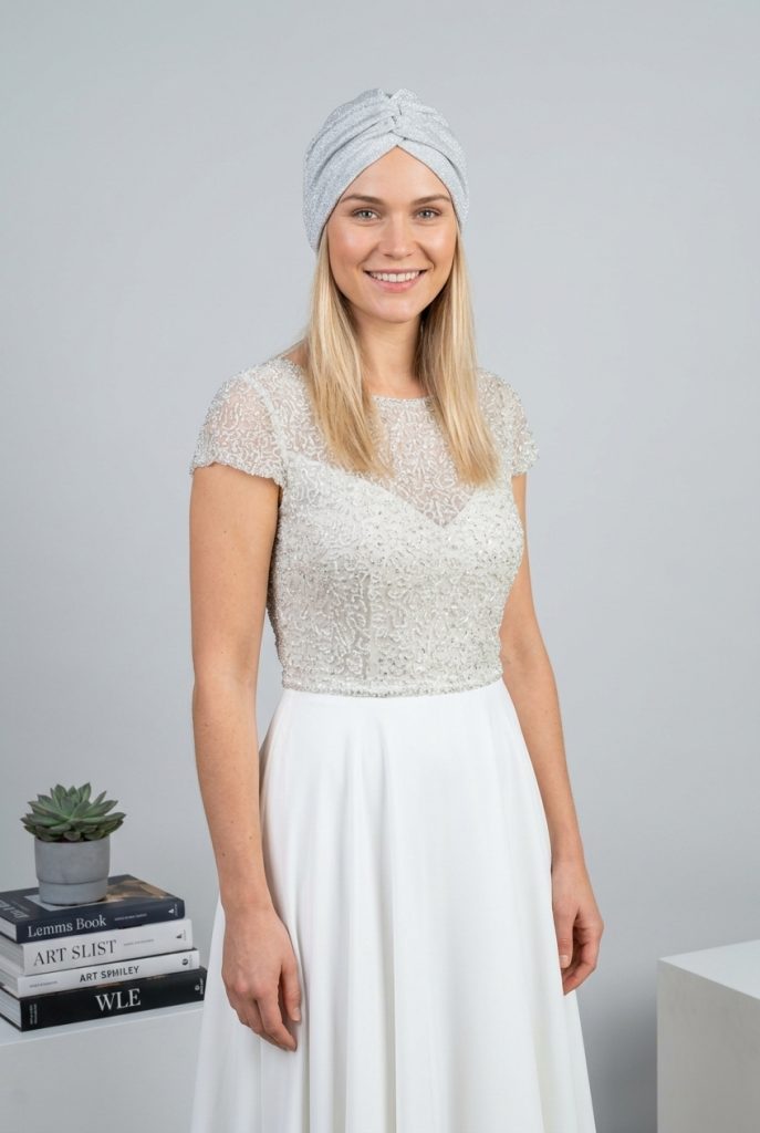 Turban-style madeira - ŠEDÝ – foto 4