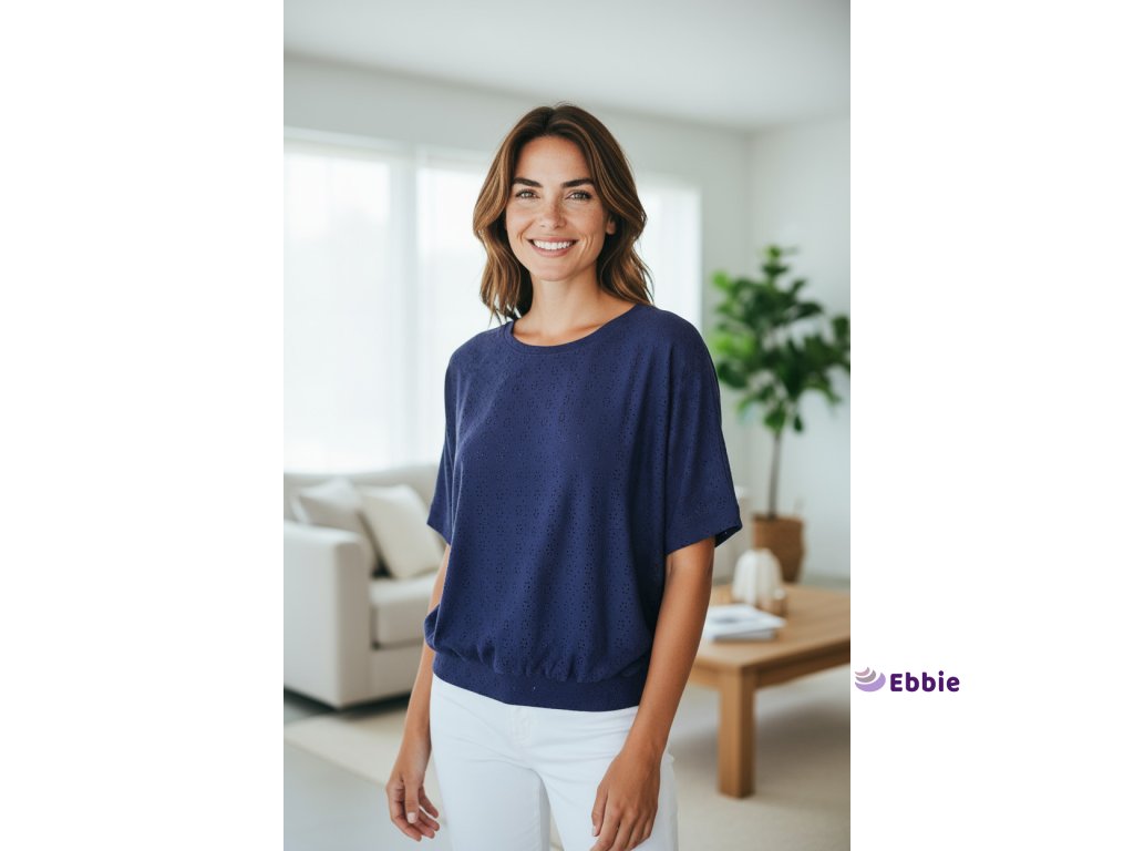 Create a high quality virtual try on from the product reference Generate a high quality virtual try on image of the provided object worn by the provided smiling model Strictly preserving the product’s design, color 9