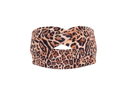 Bavlněná čelenka - LEOPARD