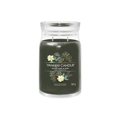 Yankee Candle SILVER SAGE & PINE SIGNATURE VELKÝ
