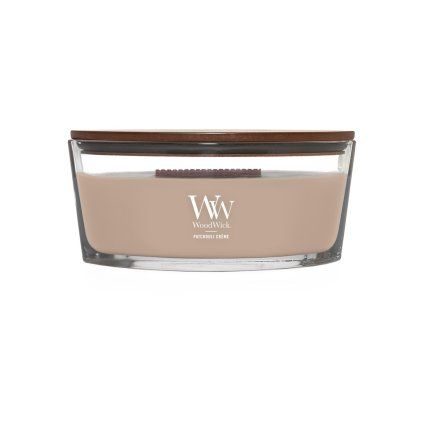 WoodWick Patchouli Créme svíčka loď