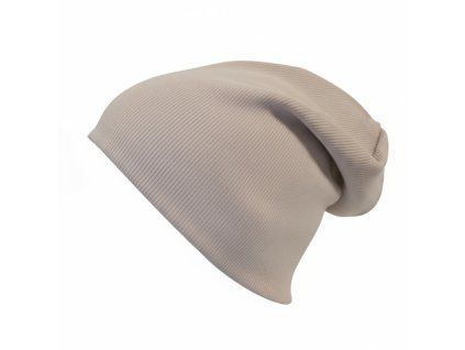 bavlnena-cepice-beanie-latte-zebrovana