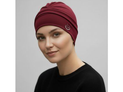 turban lotus bordó logo