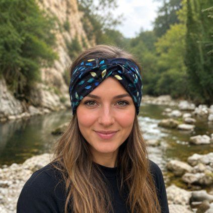 Bavlněná čelenka -  LUNELLA