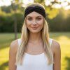 čelenka překřížená černá madeira ebbie 1