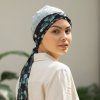 Turban-lux - TMAVĚ MÁTOVÝ - EUKALYPTUS TMAVÝ