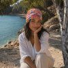 Bavlněný turban-style - MANDALA BAREVNÁ