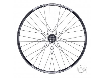Zapletené kolo Force Disc zadní 27,5" 6-INTL