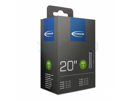 Schwalbe duše 20 AV7 40 60 406 428 auto ventilek