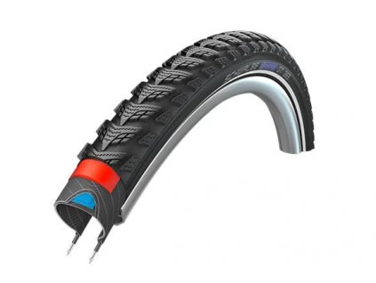 Schwalbe plášť Marathon GT365 40 622 DualGuard černá+reflexní pruh