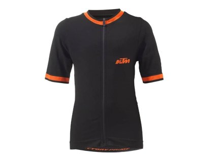 Pánský dres s krátkým rukávem KTM Factory Prime černý oranžový