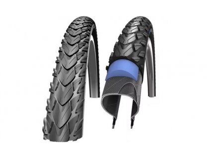 Plášť Schwalbe Marathon Plus Tour 26x1.75 SmartGuard černá + reflexní pruh