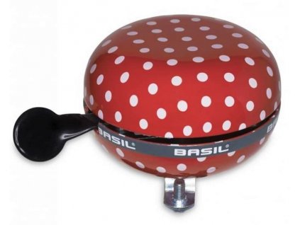 Zvonek Basil Bloom Big Bell Polkadot Červenobílý