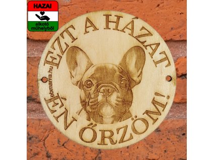 tégla Francia bulldog logo