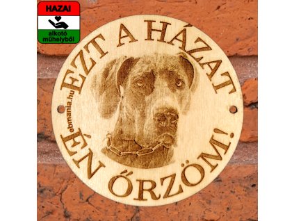 tégla Német dog logo