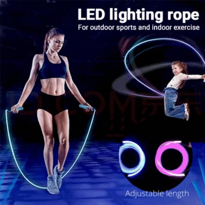 Jumpyno - Ugrókötél LED lámpával