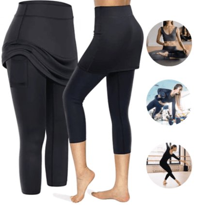 YogaTrain - Sportos szoknya leggingssel (Méret EU XXXL)