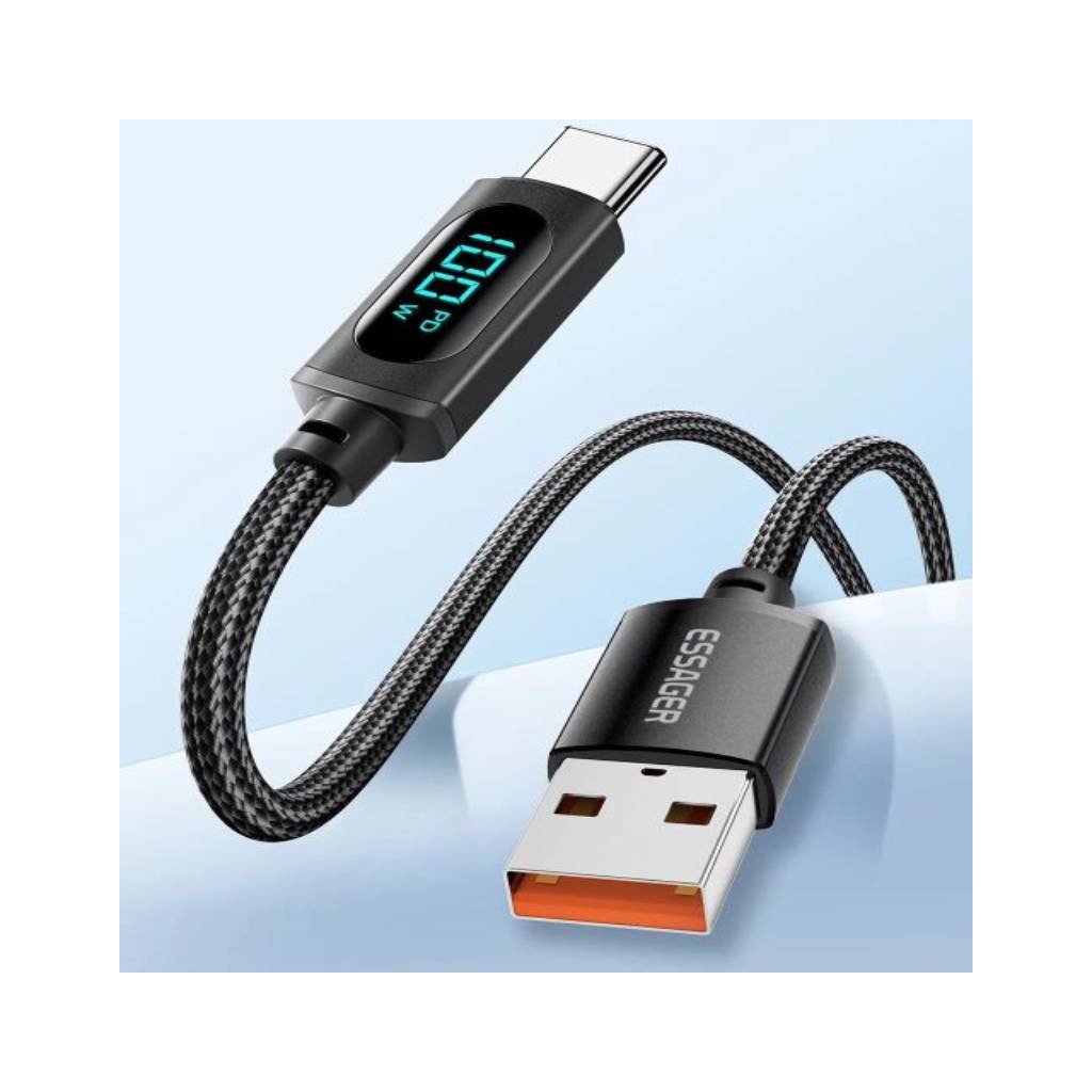Essager 7A USB Type C gyors töltő kábel 3 db-os