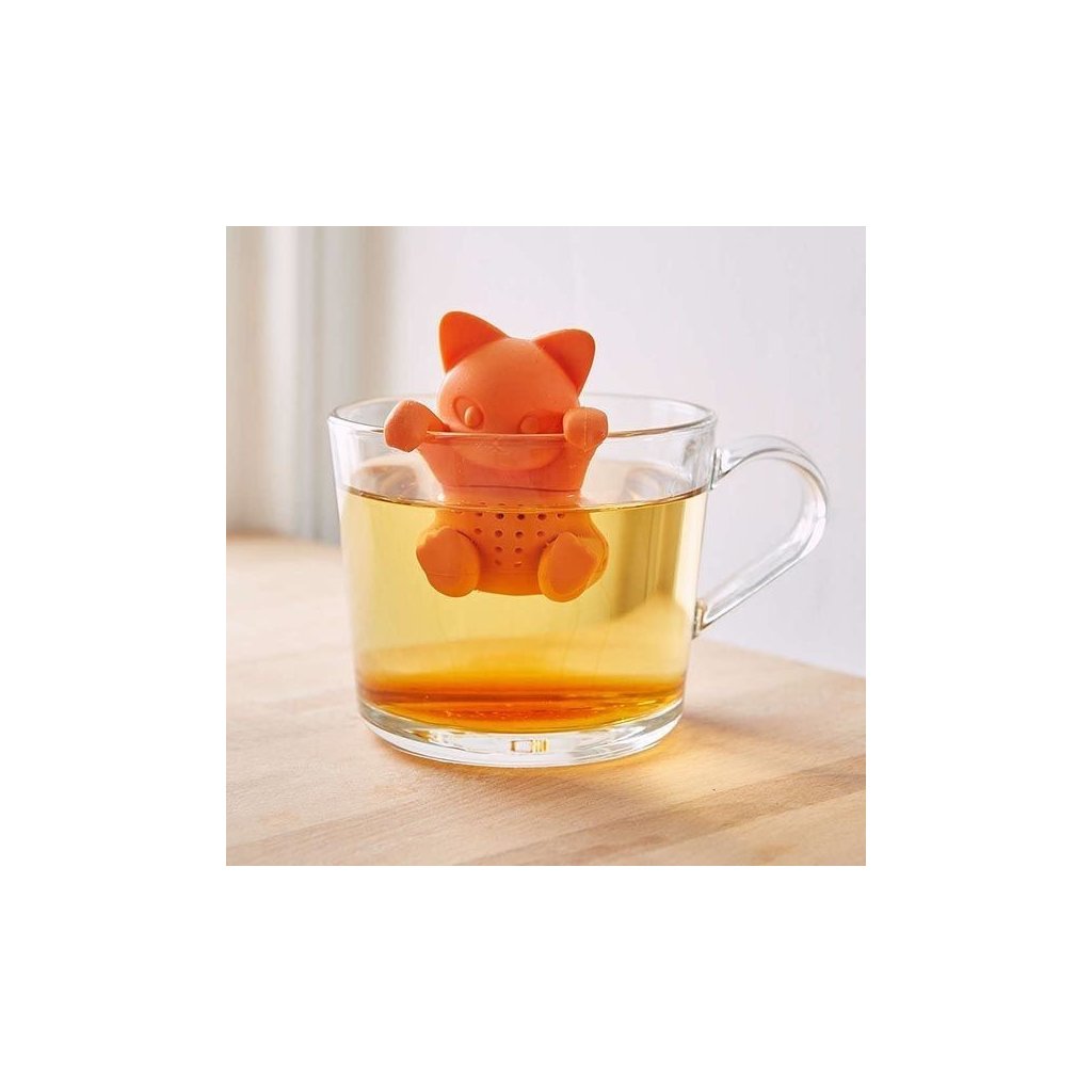 Teatojás, szilikon teatojás, szilikon teafilter (cicás)