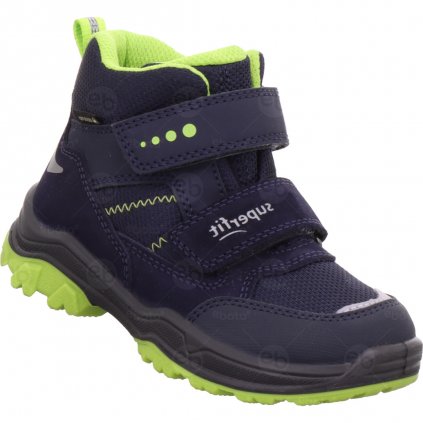 Dětské kotníkové boty superfit Jupiter s membránou Gore-Tex v modré se zelenou 1-000061-8020