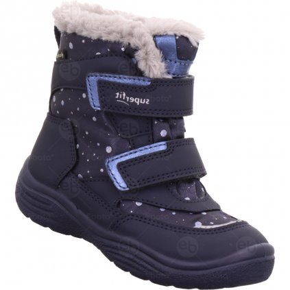 Dětské zimní boty superfit Crystal s membránou Gore-Tex modré 1-009091-8000