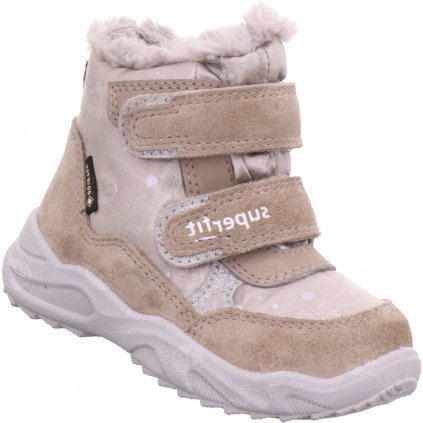Dětské zimní boty superfit Glacier s membránou Gore-Tex béžové 1-009226-4000
