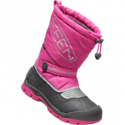 Dětské sněhule Keen Snow Troll WP Youth s membránou Keen.Dry fuchsia purple/silver