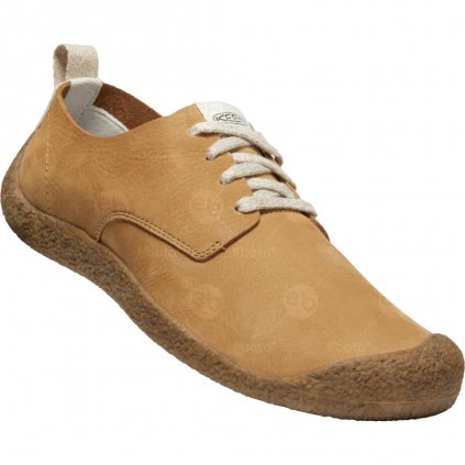 Pánské kožené polobotky Keen Mosey Derby Leather Men Apple cinnamon/Birch hnědé