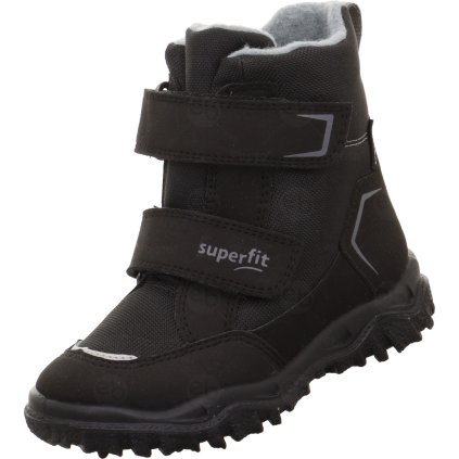 Dětské zimní boty Superfit Husky 1-006081-0000 s membránou Sympatex Černé