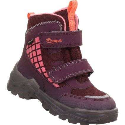 Dětské zimní boty Superfit Snow Max s membránou Gore-Tex v růžové barvě 1-002022-5000