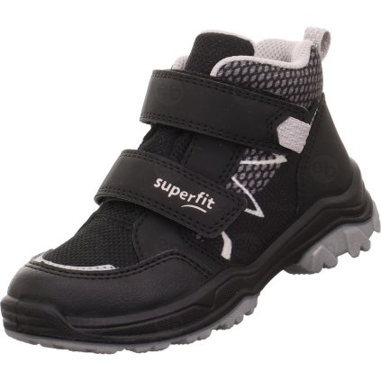 Dětské kotníkové boty Superfit Jupiter 1-000056-0010 s membránou Gore-Tex v černé s modrou