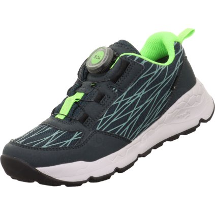 Dětské tenisky Superfit Free Ride 1-000561-7020 s membránou Gore-Tex systém BOA zelené