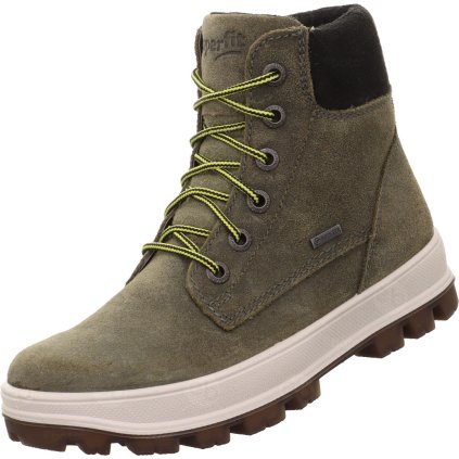 Dětské zimní boty Superfit Tedd 1-800474-7010 s membránou Gore-Tex zelené