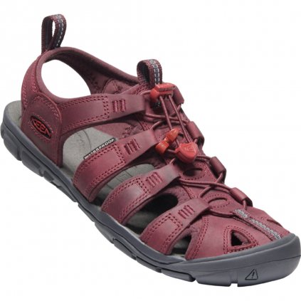 Keen Clearwater CNX Leather Women Wine/Red Dahlia