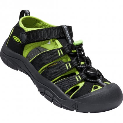 Keen Newport H2 Youth Black/Lime Green