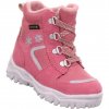 Dětské zimní boty superfit Husky1 s membránou Gore-Tex se šněrováním Růžové 1-000046-5500