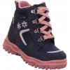 Dětské zimní boty superfit Husky1 s membránou Gore-Tex se šněrováním Modré 1-000046-8010