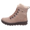 Dámské zimní boty Legero Novara Giotto šněrovací s membránou Gore-Tex béžové 2-000503-4500