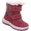 Dětské zimní boty superfit Icebird s membránou Gore-Tex v růžové barvě s hvězdičkami 1-006011-5500