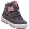 Dětské zimní boty superfit Groovy s membránou Gore-Tex šedá/růžová 1-009314-2010
