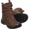 Keen Greta Boot WP Women dark brown/red plaid