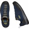 Pánské kožené tenisky Keen Jasper II WP Men Black iris/Magnet s membránou Keen.Dry modré