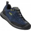 Pánské kožené tenisky Keen Jasper II WP Men Black iris/Magnet s membránou Keen.Dry modré