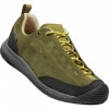 Pánské kožené tenisky Keen Jasper II WP Men Dark olive/Olive drab s membránou Keen.Dry Zelené