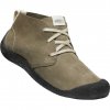 Pánské kožené kotníkové boty Keen Mosey Chukka Leather Men Dark olive/Black olivově hnědé