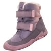 Dívčí zimní barefit boty Superfit Trace 1-006041-8500 s membránou Gore-Tex lila